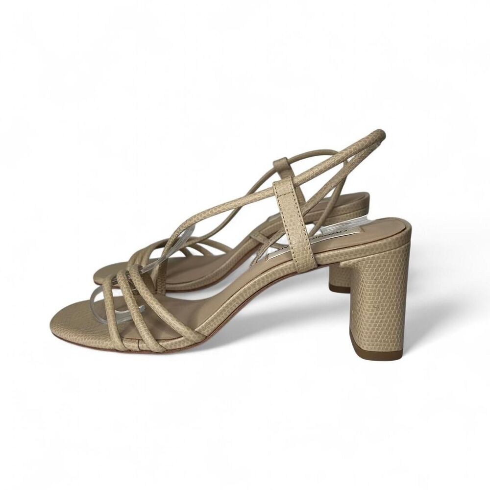 Antonio-melani Women's Tan and Cream Sandals - Picture 2 of 6